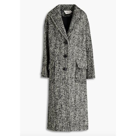 NWT Tory Burch Oversized Tweed Coat - Picture 3 of 8